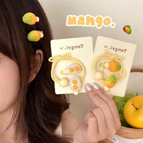 [ Set 12 Vỉ ] Kẹp Tóc / Cột Tóc [ 1 Vỉ 2 Cái ] - 96603