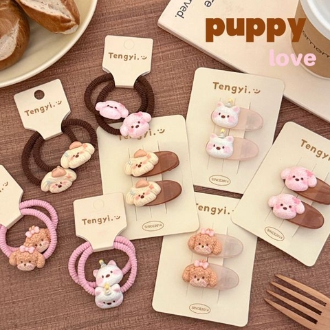 [ Set 12 Vỉ ] Kẹp Tóc / Cột Tóc [ 1 Vỉ 2 Cái ] - 96606