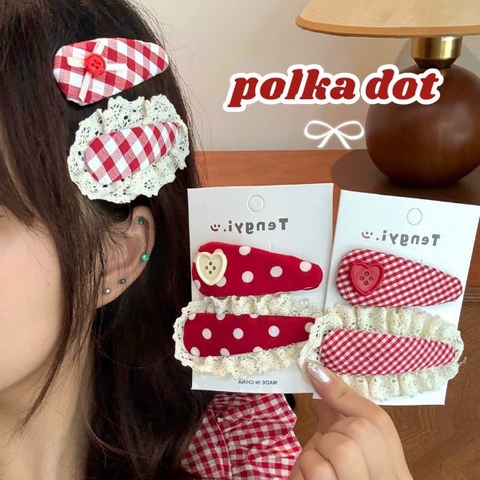 [ Set 12 Vỉ ] Kẹp Tóc [ 1 Vỉ 2 Cái ] - 96609