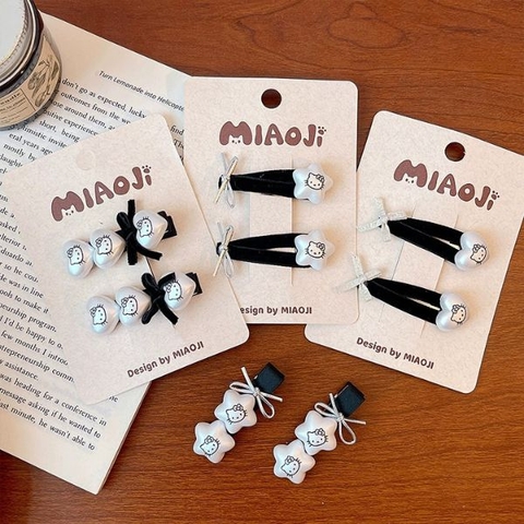 [ Set 12 Vỉ ] Kẹp Tóc [ 1 Vỉ 2 Cái ] - 96611