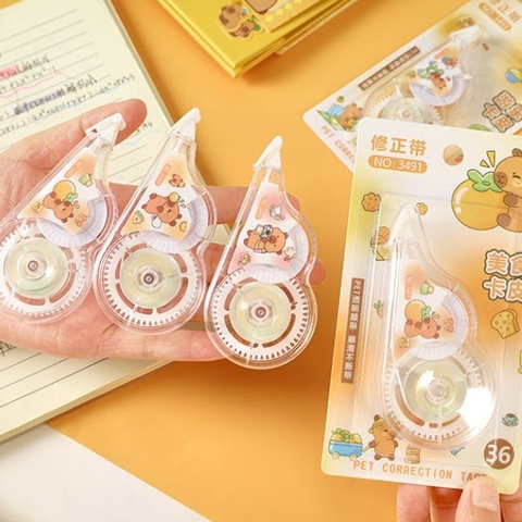 [ Set 12 Cái ] Bút Xoá Kéo CAPYBARA - 96735