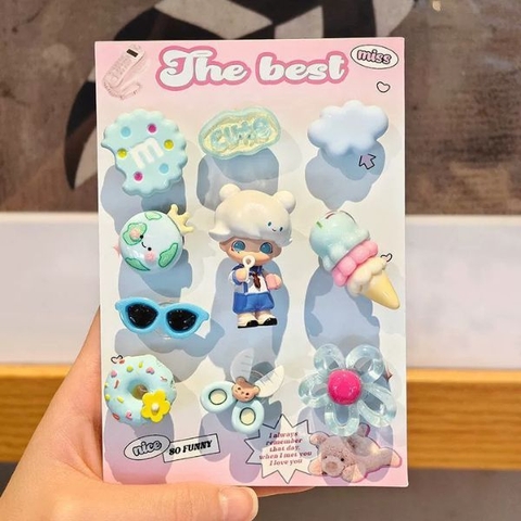 [ Set 2 Bộ ] Charm Dép CROSS - 16215