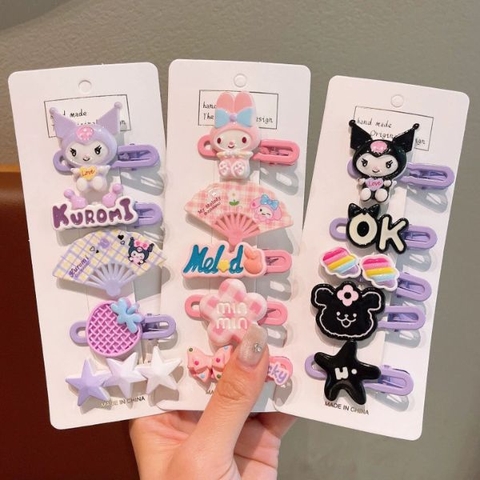 [ Set 10 Bộ ] Kẹp Tóc [ 1 Bộ 5 Cái ] - 16234