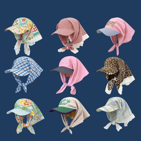 [ Set 2 Cái ] Nón Băng Đô Chùm Đầu - 16243