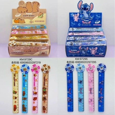 [ Hộp 48 Cây ] Thước Xoay STITCK / CAPYBARA - 16505