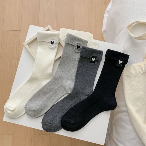 [ Set 12 Đôi ] Vớ Dài [ Cotton ] - 16729