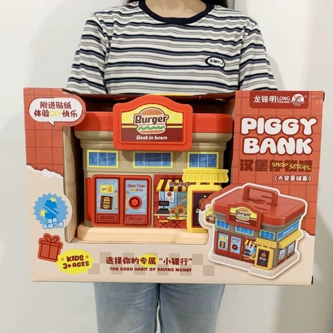 [ Set 2 Cái ] Hộp Đựng Tiền Tiết Kiệm [ 31*16*21cm ] - 17085