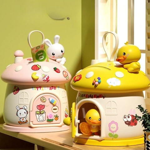 [ Set 2 Cái ] Hộp Đựng Tiền Tiết Kiệm - 17249