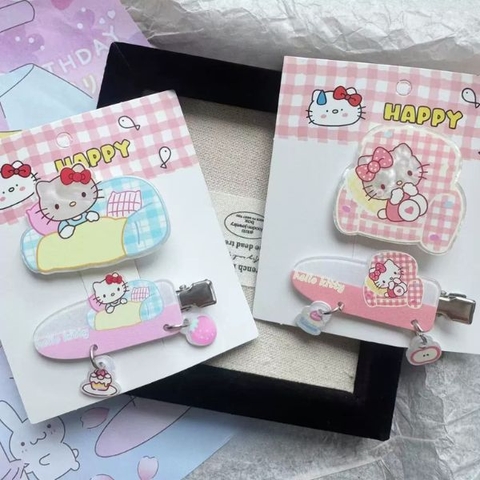 [ Set 10 Vỉ ] Kẹp Tóc [ Vỉ 2 Cái ] - 17442