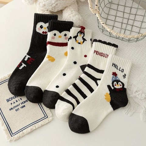 [ Set 5 Đôi ] Vớ Mùa Đông [ Cotton ] - 17483