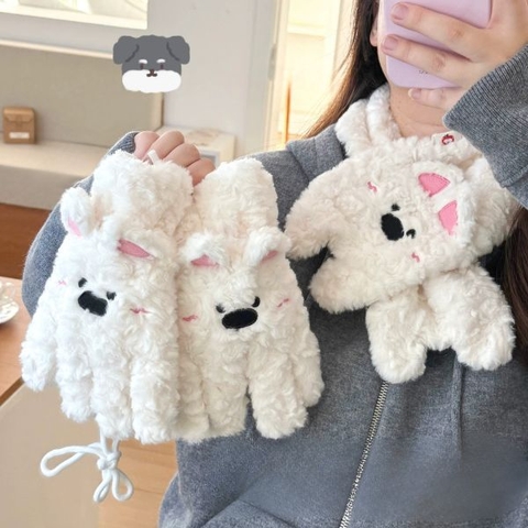 [ Set 2 Cái ] Găng Tay / Khăn Choàng Mùa Đông - 17598