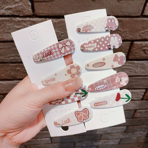 [ Set 12 Vỉ ] Kẹp Tóc [ 1 Vỉ 2 Cái ] - 17716