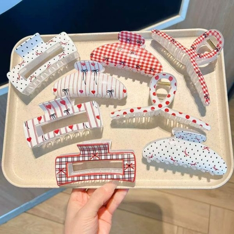 [ Set 12 Vỉ ] Kẹp Tóc [ 1 Vỉ 2 Cái ] - 17718