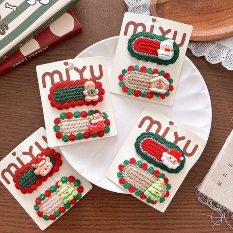 [ Set 8 Vỉ ] Kẹp Tóc [ Vỉ 2 Cái ] - 17744