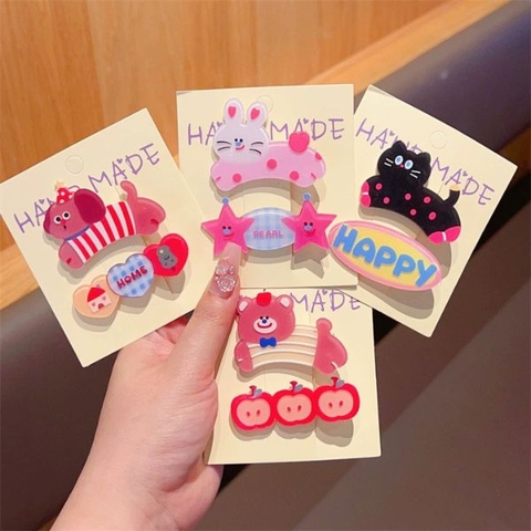 [ Set 12 Vỉ ] Kẹp Tóc [ Vỉ 2 Cái ] - 17770