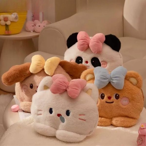 [ Set 2 Cái ] Túi Sưởi Cao Cấp [ Ruột Đã Chứa Nước Chuẩn Quốc Tế Về Cháy Nổ / Kèm Bộ Sạc Nhanh 7 Phút / Dùng Lên Đến 8 Giờ ] - 17995