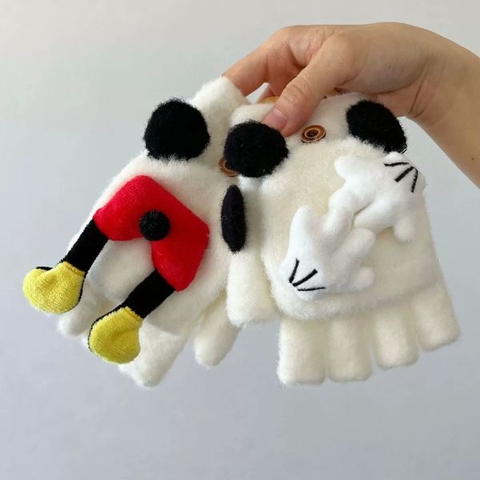 [ Set 6 Đôi ] Găng Tay Len Mickey - 18079