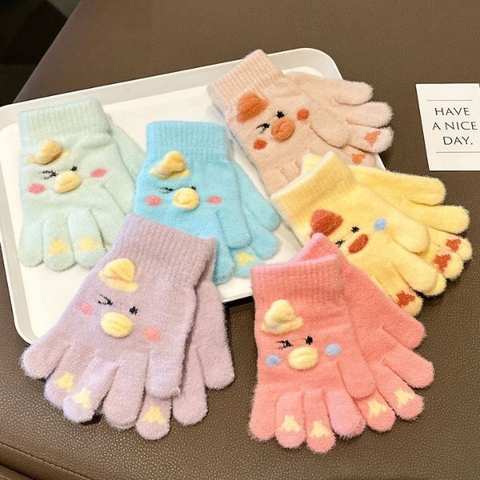 [ Set 6 Đôi ] Găng Tay Len [ Trẻ Em 5 - 15 Tuổi ] - 18084