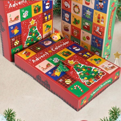 [ Set 10 Cái ] Hộp Quà Tặng Bật Ngờ [ 24 Ngăn / 25*17*4cm ] - 18137