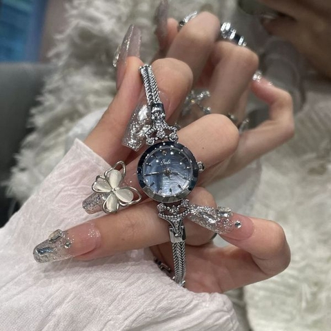 Đồng Hồ Nữ Thạch Anh Hồng Xanh GEDI [ Thép Không Rỉ / Chống Nước / Kính Dày 8mm / Đường Kính 23mm / Size Tay : 12.5-18cm ] - 18361