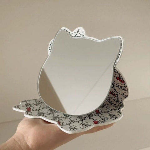 [ Set 6 Cái ] Gương Để Bàn Hello Kitty - 18372