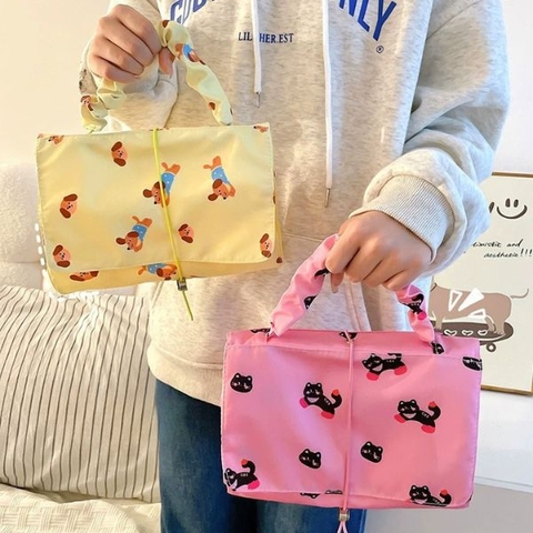 [ Set 2 Cái ] Túi Đựng Mỹ Phẩm / Hoạ Cụ Bút Viết - 18381