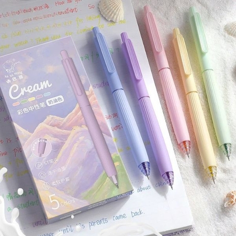 [ Set 5 Hộp ] Bút Bi Màu [ 0.5mm / Hộp 5 Cây ] - 18508