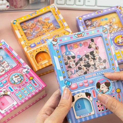 [ Set 4 Quyển ] Sổ Nhật Ký Gashapon [ 9*13cm / Giấy Hoạ Tiết ] - 19187