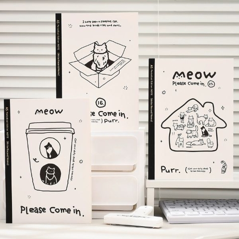 [ Set 12 Quyển ] Sổ Cat's Miscellany [ A5 ] - 19195