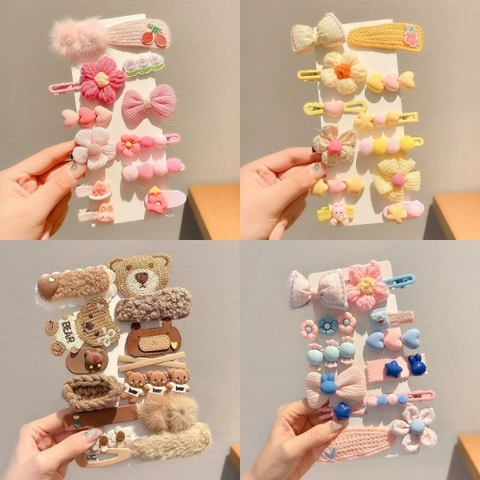 [ Set 5 Vỉ ] Kẹp Tóc - 19232