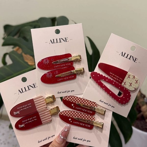 [ Set 12 Vỉ ] Kẹp Tóc [ Vỉ 2 Cái ] - 19273