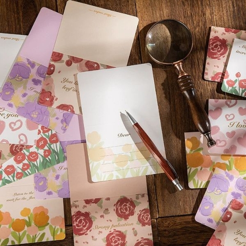 [ Set 50 Cái ] Thiệp / Phong Bì [ 11.5*17cm ] - 19324