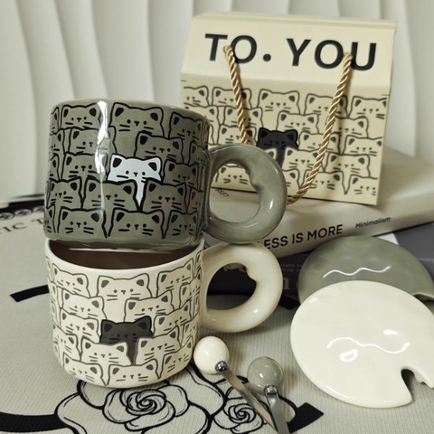 [ Set 2 Cái ] Ly Cốc Sứ - 19365