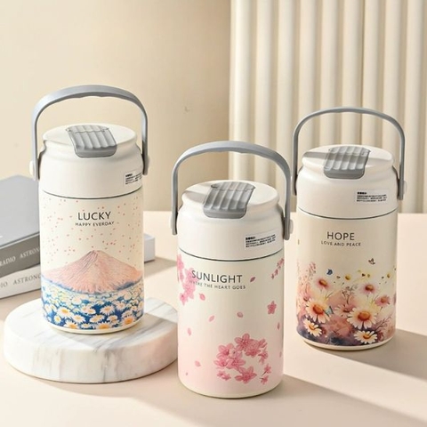 [ Set 2 Cái ] Bình Giữ Nhiệt [ 750ml / Inox 316 ] - 19378