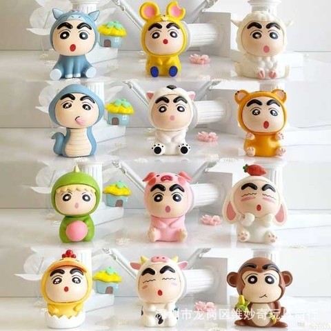 [ Set 12 Cái ] Tượng Cu Shin 12 Con Giáp [ 6.1 > 7cm ] - 19558