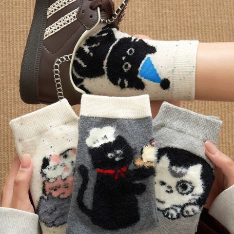 [ Set 10 Đôi ] Vớ [ Cotton / Có Tag Treo ] - 19730