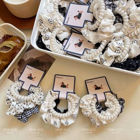 [ Set 10 Vỉ ] Cột Tóc [ Vỉ 3 Cái ] - 19825