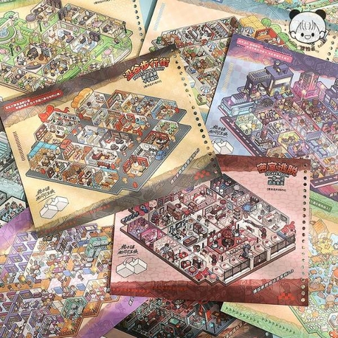 [ Set 4 Quyển ] Sticker Trang Trí 3D [ 26*19.5cm / 10 Tấm Nền / 185 Chủ Đề Trang Trí ] - 19885