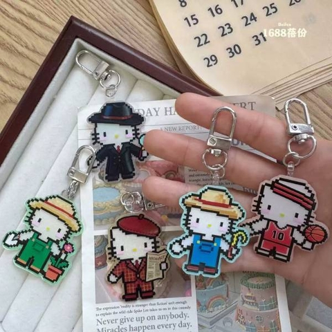 [ Set 20 Cái ] Móc Khoá Hello Kitty - 19907