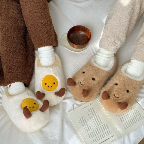 [ Set 2 Đôi ] Dép Bông Chống Trượt [ Size : 36 > 41 ] - 19938