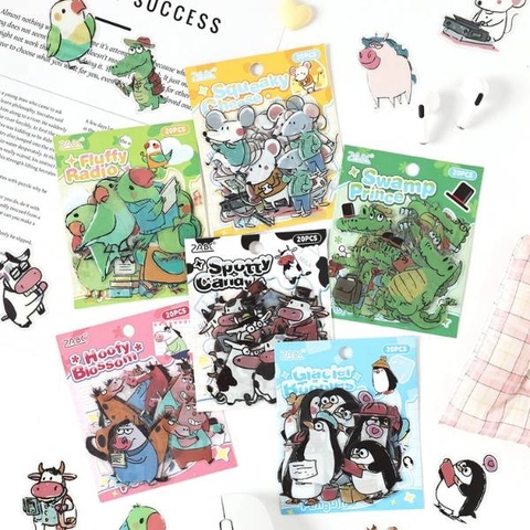 [ Set 12 Túi ] Sticker [ Túi 20 Miếng ] - 19987
