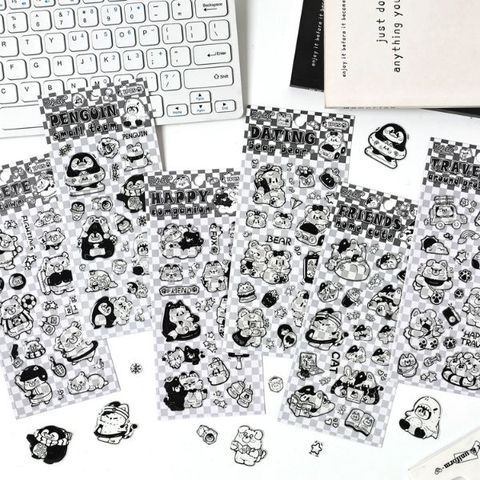 [ Set 12 Túi ] Sticker Nổi - 20001