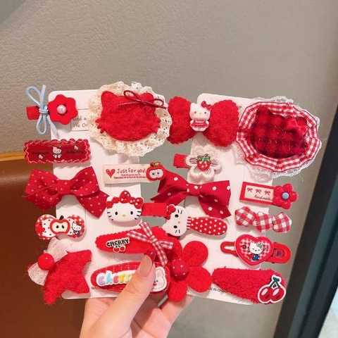 [ Set 4 Vỉ ] Kẹp Tóc - 20109