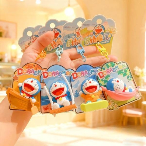 [ Set 4 Cái ] Móc Khoá Doraemon - 20105