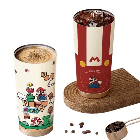 [ Set 2 Cái ] Bình Giữ Nhiệt Mario [ 500ml / Inox 316 ] - 20152