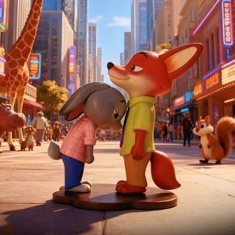 [ Set 2 Cái ] Tượng Trang Trí Zootopia [ 10cm ] - 20197