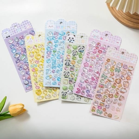 [ Set 12 Túi ] Sticker Nổi - 20241