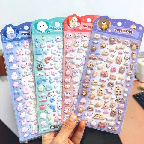 [ Set 10 Túi ] Sticker Nổi - 20239