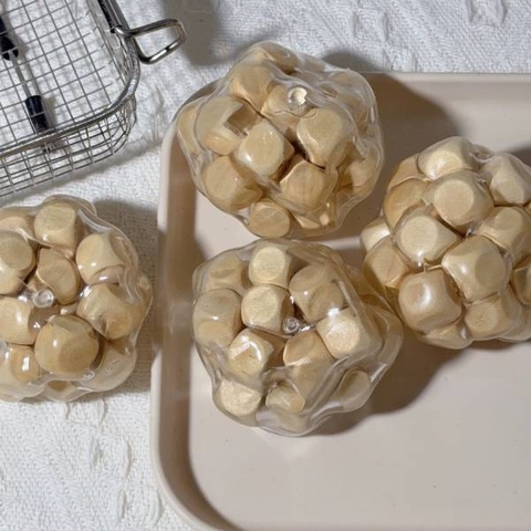 [ Set 5 Cái ] Squishy Bóng Gỗ - 20230