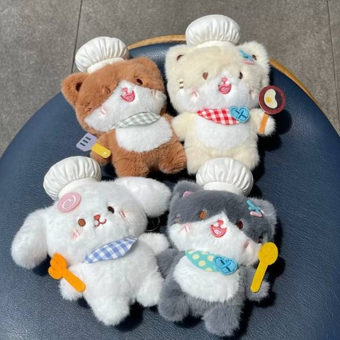 [ Set 4 Cái ] Móc Khoá Gấu Bông - 20314